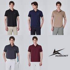 팜스프링스 코몽트 남성 요꼬 배색카라 티셔츠 5종 택1