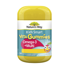 네이쳐스웨이 아동용 키즈 비타 구미 트리오 오메가3+피시 오일 60정, 1개