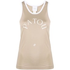 파투 로고 프린트 민소매 탱크 탑