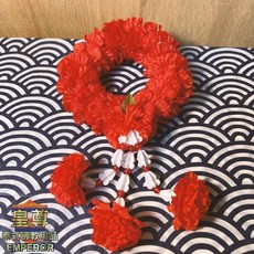 泰國花圈 泰式花圈 還願花環 萬壽菊 菊花 四面佛 泰國花束 掛花 束花, 愛神烈焰紅色