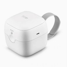 【旅光選物】59秒紫外線消毒盒 S6 UVC LED 59S 奶嘴消毒盒 假牙 隱適美消毒 露營 旅行 便攜消毒 除味, 素雅白, S6簡體中文版