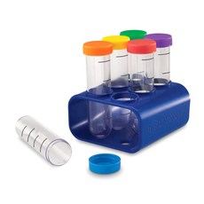 러닝리소스 점보 시험관 6종세트 2788 유아 신기한 어린이집 장난감 관찰, 1세트