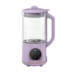 PYHO 가정용 두유 제조기 만등 제조기 두유기계 두유기 가정용 만능 제조기 콩국 주스 쌀죽 메이커, 퍼플, 퍼플, 퍼플