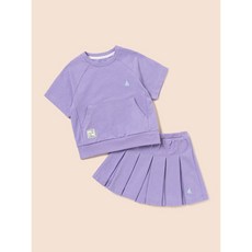 빈폴 BEANPOLE 키즈 KIDS 피케 반팔 치마바지 상하세트 라이트 퍼플 (BI5342G08V) BI53