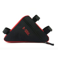 《台灣現貨》B-SOUL自行車三角工具包/上管橫梁包, 黑紅, 1個