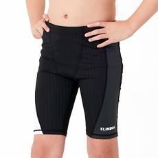 엘인보아 주니어 남아 실내수영복 스윔팬츠 모노절개블랙