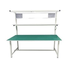 알루미늄 프로파일 작업대 조립 정전기방지 탁자 생산 조명 포함 단면 120 x 80x180, 플랫폼 100 x 60x75