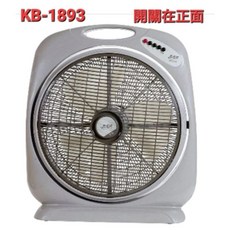 友情牌18吋箱扇 超大風量涼涼吹, 1個, KB-1893