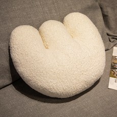 ins北歐good, 白色花朵抱枕,35cm