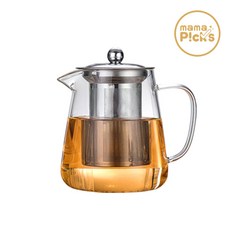 마마픽스 차주전자 티메이커 내열유리 티포트, 티포트-750ml, 1개