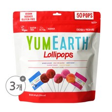 야미얼스 막대사탕 패밀리팩, 혼합맛(구글리퍼플/사우어레드퍼커/와일드바이올렛/섬머스매쉬/선라이즈탱고), 349g, 3개