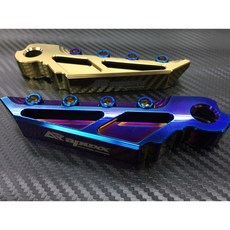 APEXX 飛炫踏板 鍍鈦 鍍金 飛炫踏桿 適用於 勁戰三代 四代 BWSR FORCE SMAX, 1個