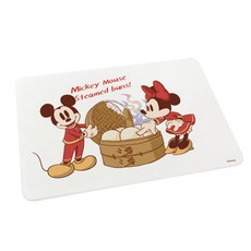 Disney 迪士尼 米奇米妮 新年中國風 珪藻土地墊 60x39cm, 1個, 新年饅頭