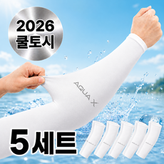 아데트 시원한 여름 아이스 팔토시 쿨토시, 화이트, 10개