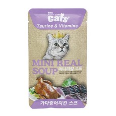 더캣츠 미니리얼스프 40g 20개입 가다랑어치킨, 가다랑어, 20개