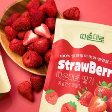따온대로 동결건조 딸기 100g 2개입, 2개