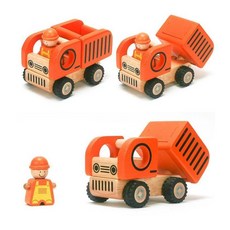 유아완구 원목 덤프트럭 장난감 성탄절 홈스쿨링 조작능력
