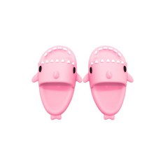 라부부 팝바트 슬리퍼 17cm Labubu 상어 슬리퍼 시리즈 인형슈즈 귀여운 액세서리, 17CM 라부 신발 인형 없음, 핑크 상어 슬리퍼