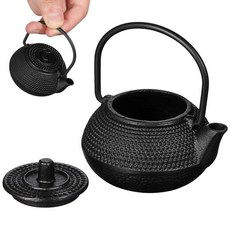 VALICLUD 미니 주철 티포트 오브제 블랙 / 레트로 인테리어 소품 153704, VALICLUD 미니 주철 티포트 오브제 블랙 / 레트