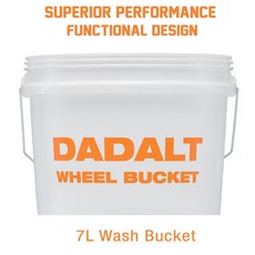 다달트 차량용 세차 휠 버킷 7리터 국내제작, 다달트 휠 버킷 - 7리터