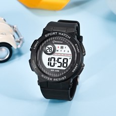 MINGRUI 學生電子運動手錶 夜光防水防摔 鬧鈴計時數字錶