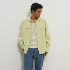 제너럴아이디어 UNISEX 워시드 더블 포켓 셔츠 4COL / GF1USH002-MAN