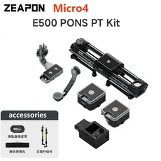 미니 PCZEAPON 마이크로 4 E500 전동 슬라이더 DSLR 카메라 비디오 이중 거리 휴대용 PS-E1, 02 E500 and PD-E1
