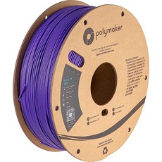 Polymaker ABS 필라멘트 1.75mm 라임 1kg 3D 프린팅 필라멘트 PolyLite ABS 3D 프린터 필라멘트 내열성 강하고 내구성 치수 정확도 +/-, 124 - 1.75mm 갤럭시 퍼플 (헥스 코드: #6