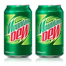 롯데칠성음료 마운틴듀 355ml, 12개