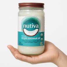 누티바 유기농 코코넛 오일 버진 680ml 냉간압착 글루텐 프리 / 해외직구 미국정품, 1개