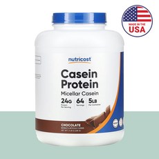 뉴트리코스트 카제인 단백질 프로틴 미셀라 초콜릿, 1개, 2.3kg