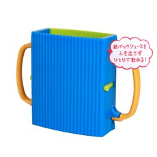 일제 우유팩 쥬스팩 손잡이홀더(블루), 1개