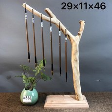 藝術毛筆架筆掛毛筆架子實木掛筆毛筆架創意中國風掛架樹杈展示架（美好生活家居鋪, 1個, 實圖發貨每款一件N838