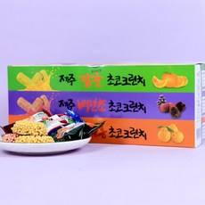 탐나는 제주초코크런치3P 한라봉 백년초 감귤 선물 세트, 264g, 1개