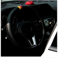 원형 D컷 카본 독일 가벼운 운전대덮개 21 탄소 국기, D컷-민무늬핸들커버