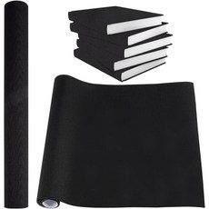 리넨 제본 천 블랙 책 제본 표지 수리 오피스 용품 1200x400x0.2mm 1장