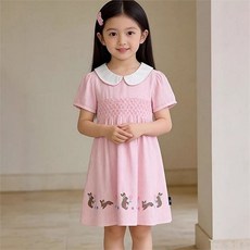 유아 원피스 여아 스모킹 데일리 아동 원피스 여름