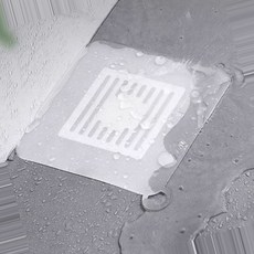 실리콘 배수구 덮개 화장실 싱크대 냄새차단 커버 뚜껑 트랩, 하수구실리콘커버_투명-중