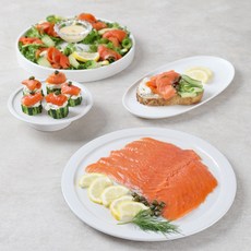 훈제연어 슬라이스 200g 3팩, 3개