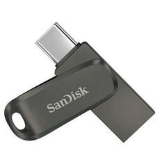샌디스크 듀얼 커넥터 회전 캡형 USB 3.2 메모리 DDC4 스페이스 그레이, 1개, 256GB 1개, 256GB