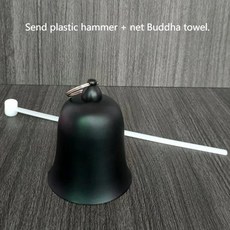 불교 핸드 벨 명상용 풍경종 사운드 힐링 요가 타악기 디아파손 악기, 1개, 1. 3 Inch