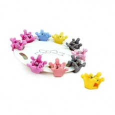 YM 미니 머리핀 10p 왕관, 1개, 상세페이지 참조