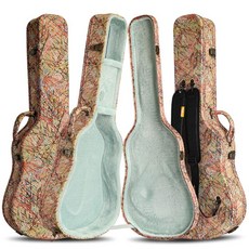 기타 하드케이스 통기타 가방 클래식 충격흡수 어쿠스틱 케이스 숄더, 21. 40/41 메이플 숄더