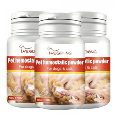 LYEGBONG 寵物止血粉 50g 犬貓適用, 3個