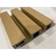 [건축자재팀버주식회사]합성목재 사이딩 HI-CLAD 하이클래딩 M블럭사이딩(클립형) M당판매가격/블럭사이딩/합성목재/전원주택외장재, 오크, 1개