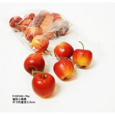 仿真迷你蘋果水果，豐收道具，花藝設計，幼兒早教道具，迷你水果攝影道具, 1個