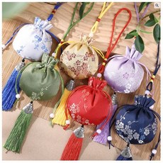 심플리스 운수대통 전통 복주머니 파우치 세뱃돈 행운 재물운 기원 선물용