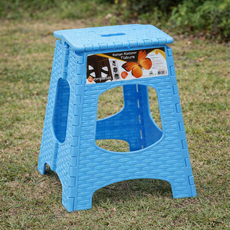 퀵체어 접이식 의자 하늘색 휴대용 간이의자, 1개, 블루 높이 43.5cm