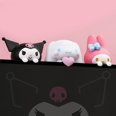 <깜짝!선물증정>트리플러스 산리오 모니터 방향제 쿠로미 마이멜로디 차량용 TV 모니터걸이 캐릭터 굿즈, 귀여운마이멜로디+스위트 플라워+, 1개