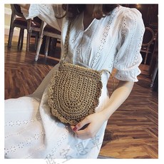 크로스백 미니 라탄 가방 복조리 포인트 여름 휴양지 바스켓 백 라탄백 니트 그물 데일리 해바라